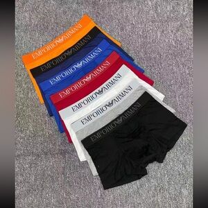 Emporio Armani 7 PC Multicolored Modal Boxer Brief‎ Men Stretcher Underwear L